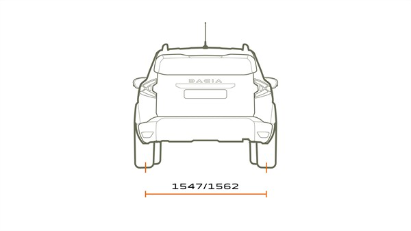 Dacia Duster - Dimenzije i modulatnost