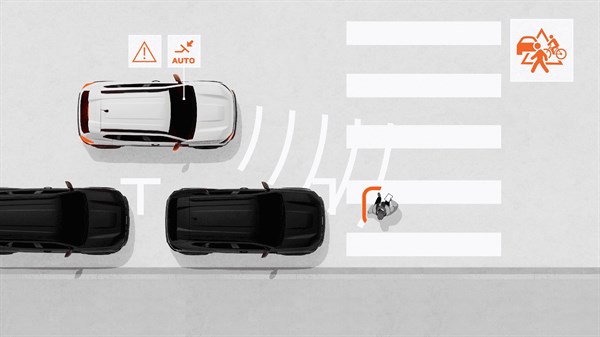 Dacia Duster - Sistem automatskog kočenja u slučaju nužde (AEBS)